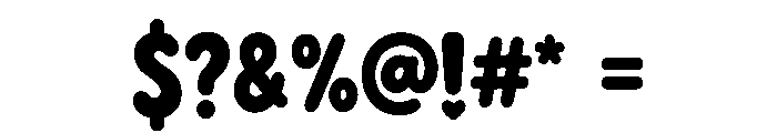 Winky Heart Font OTHER CHARS