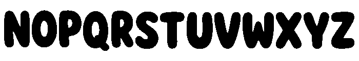 Winky Heart Font UPPERCASE
