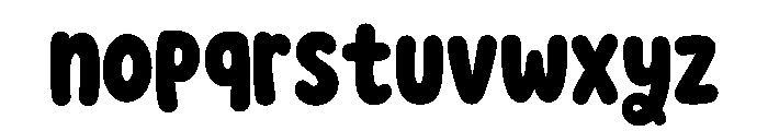 Winky Heart Font LOWERCASE