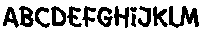 Winky Pop Font UPPERCASE