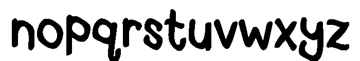 Winky Pop Font LOWERCASE