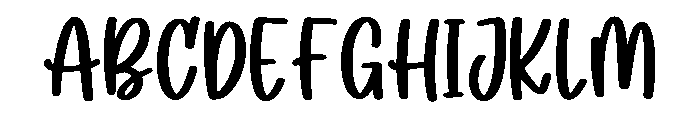 Winky_Snow Font UPPERCASE