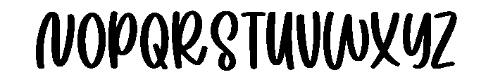 Winky_Snow Font UPPERCASE