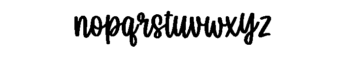 Winky_Snow Font LOWERCASE