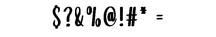 Winky Swinging Font OTHER CHARS