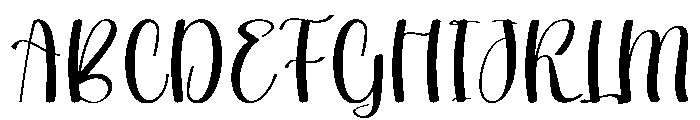 Winky Swinging Font UPPERCASE
