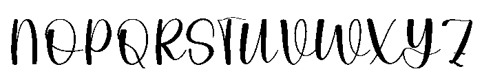 Winky Font UPPERCASE