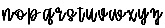 WinkySwing Font LOWERCASE