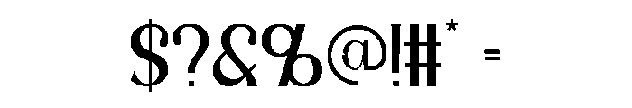 Winonna Bentley Font OTHER CHARS