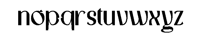 Winonna Bentley Font LOWERCASE