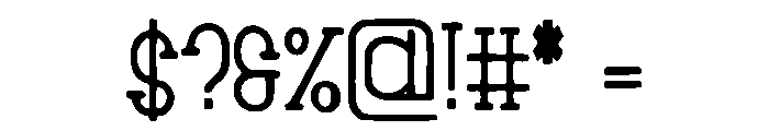 Winston Font OTHER CHARS