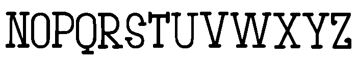 Winston Font UPPERCASE