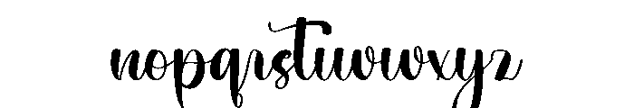 Winter Aespa Font LOWERCASE