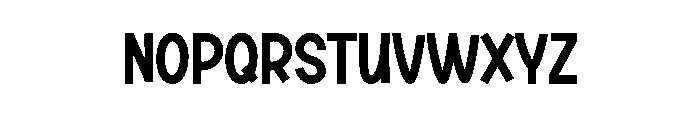 Winter Anniversary Font LOWERCASE