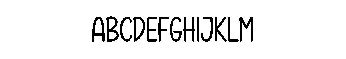 Winter Baking Font UPPERCASE
