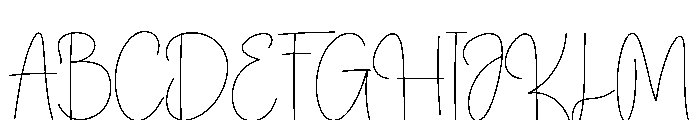 Winter Book Font UPPERCASE