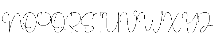 Winter Book Font UPPERCASE