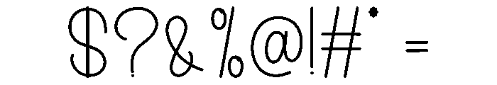 Winter Bookmark Font OTHER CHARS