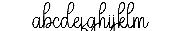 Winter Bookmark FONT