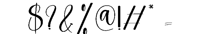 Winter Butterfly Font OTHER CHARS