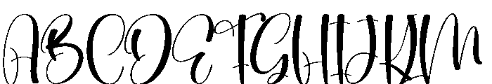 Winter Butterfly Font UPPERCASE