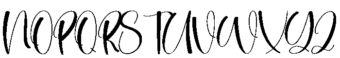 Winter Butterfly Font UPPERCASE