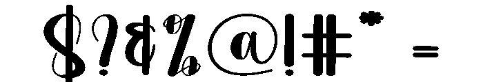 Winter California Font OTHER CHARS