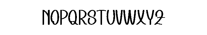 Winter Chances Font UPPERCASE