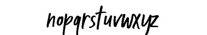 Winter Chapters Regular Font LOWERCASE