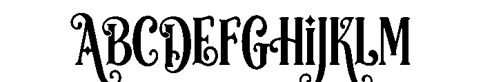 Winter Charm Font UPPERCASE