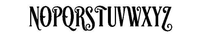 Winter Charm Font UPPERCASE