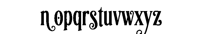 Winter Charm Font LOWERCASE