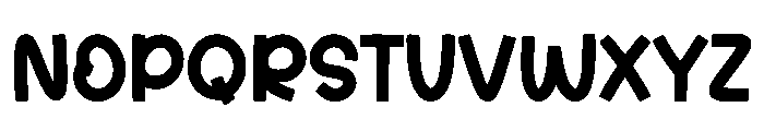 Winter Chunky Font UPPERCASE
