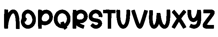 Winter Chunky Font LOWERCASE