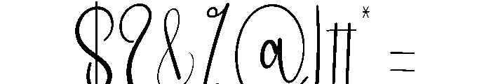 Winter Coffee Font OTHER CHARS