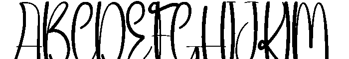 Winter Coffee Font UPPERCASE