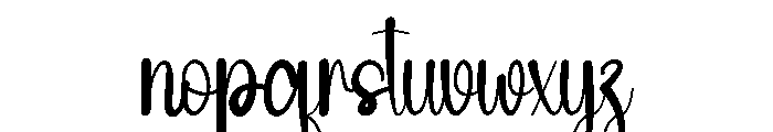 Winter Coffee Font LOWERCASE