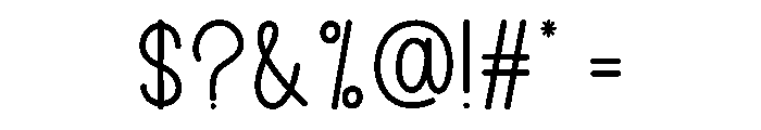 Winter Colorful Font OTHER CHARS