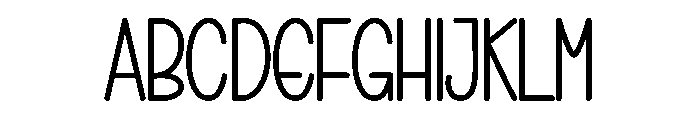 Winter Colorful Font UPPERCASE