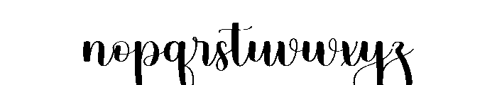 Winter Dancing Font LOWERCASE