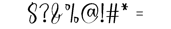 Winter Diary Font OTHER CHARS