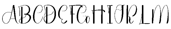 Winter Diary Font UPPERCASE