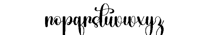 Winter Diary Font LOWERCASE
