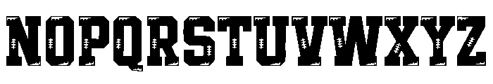 Winter Football Font LOWERCASE