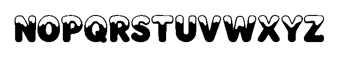 Winter Frost Font UPPERCASE