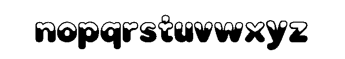 Winter Frost Font LOWERCASE