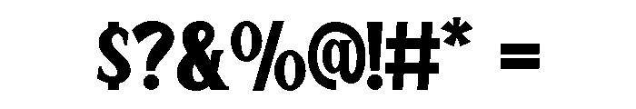 Winter Glyph Font OTHER CHARS