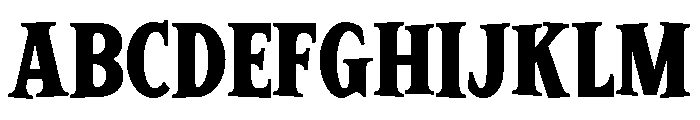 Winter Glyph Font UPPERCASE