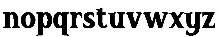 Winter Glyph Font LOWERCASE
