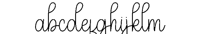 Winter Handwriting FONT